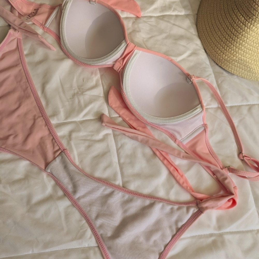 Pink Bow Bikini Set - Picture 6 of 7
